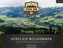 Tablet Screenshot of fleckalm.com